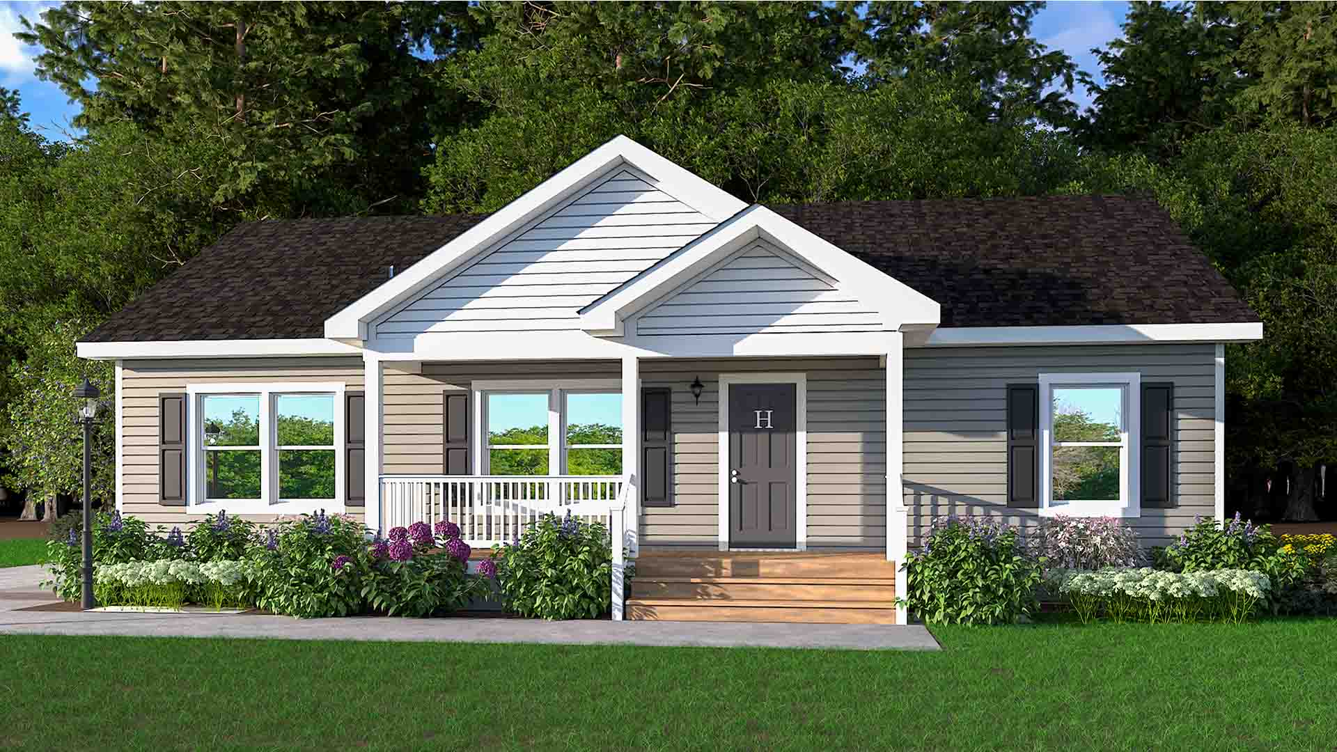 Live Oak Rendering Tan Exterior